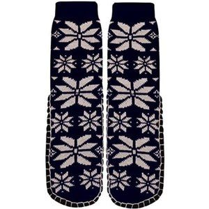 Adults Knitted Slipper Socks with NON-Slip Skids